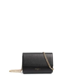 E.Marinella Mini Bag|CLUTCH BAG NERA In pelle bottolata