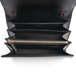 E.Marinella Mini Bag|CLUTCH BAG NERA In pelle bottolata