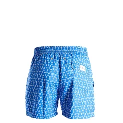E.Marinella Costumi Da Bimbo|COSTUME BAMBINO AZZURRO Macrofantasia fiore