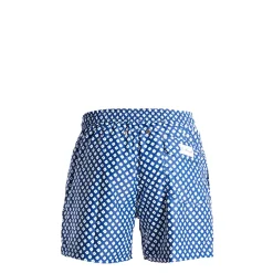 E.Marinella Costumi Da Bimbo|COSTUME BAMBINO BLU Macrofantasia fiore