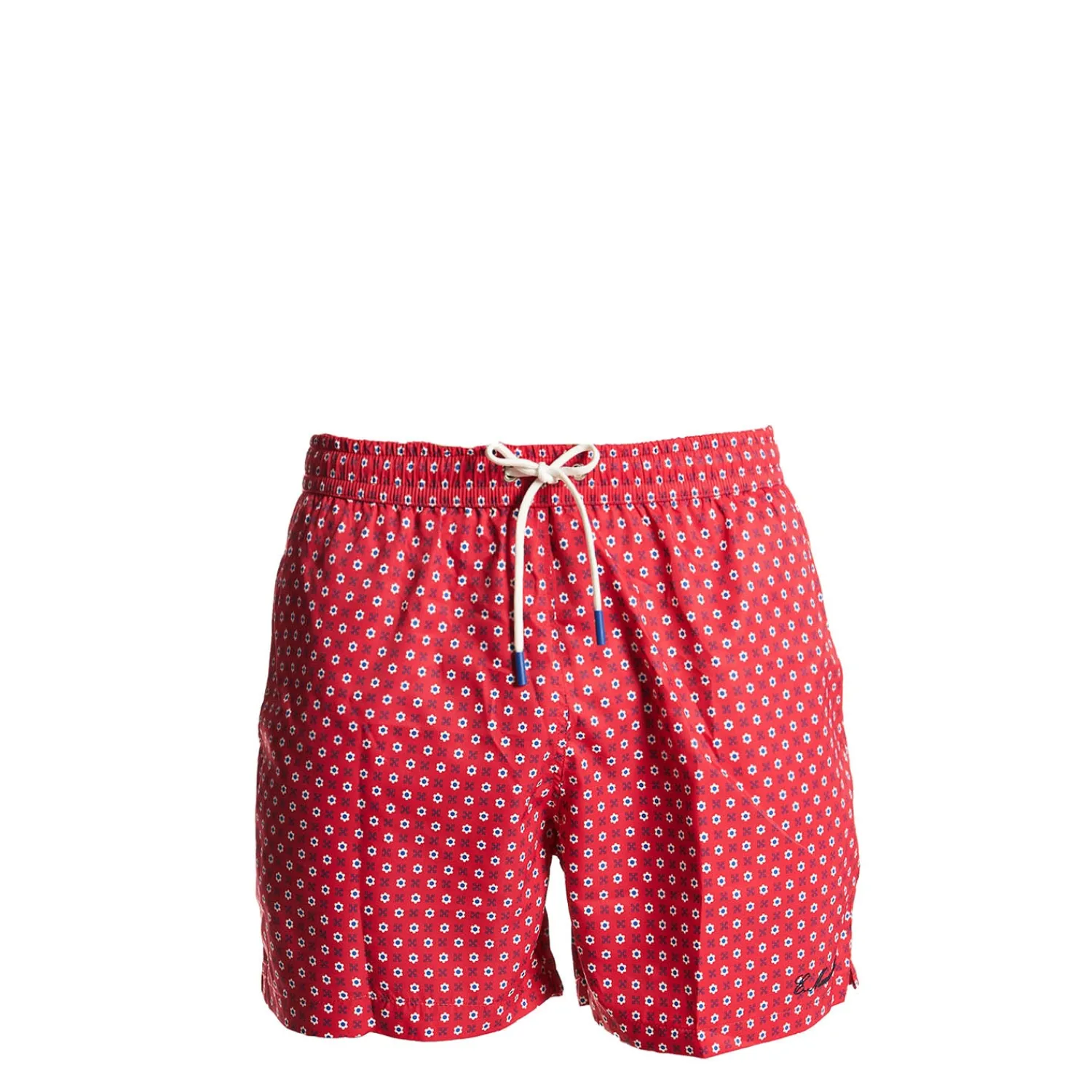 E.Marinella Costumi Da Bimbo|COSTUME BAMBINO ROSSO Macrofantasia fiore