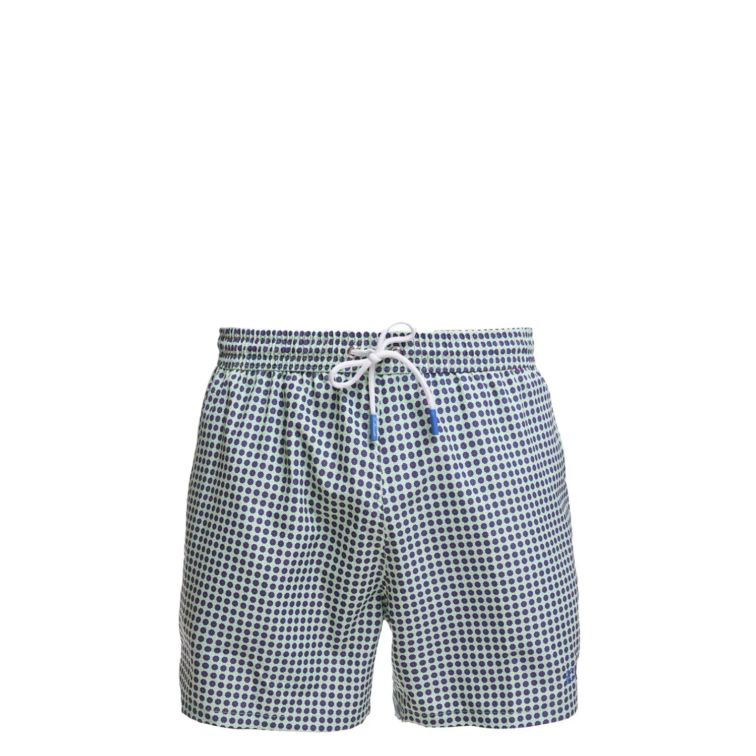 E.Marinella Costumi Da Bimbo|COSTUME BAMBINO VERDE CHIARO Macrofantasia fiore