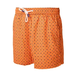 E.Marinella Costumi Da Uomo|COSTUME DA BAGNO ARANCIONE Macrofantasia fiore