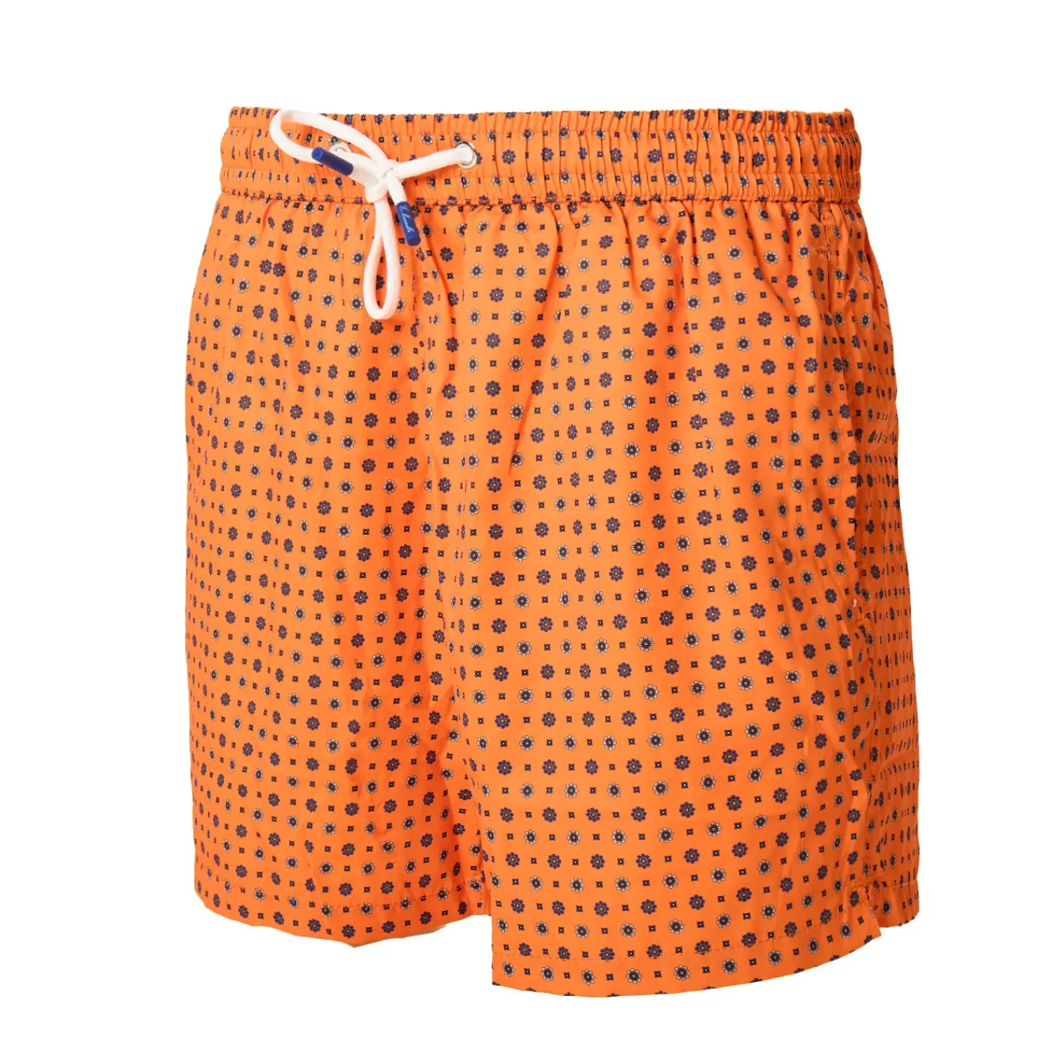 E.Marinella Costumi Da Uomo|COSTUME DA BAGNO ARANCIONE Macrofantasia fiore