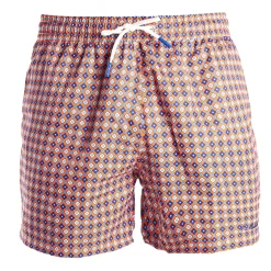 E.Marinella Costumi Da Uomo|COSTUME DA BAGNO ARANCIONE Macrofantasia fiore