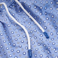 E.Marinella Costumi Da Uomo|COSTUME DA BAGNO AZZURRO Macrofantasia fiore