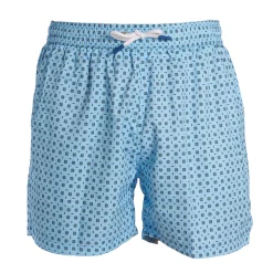 E.Marinella Costumi Da Uomo|COSTUME DA BAGNO AZZURRO Macrofantasia fiore
