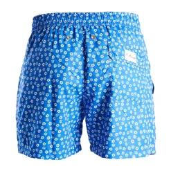 E.Marinella Costumi Da Uomo|COSTUME DA BAGNO AZZURRO Macrofantasia fiore