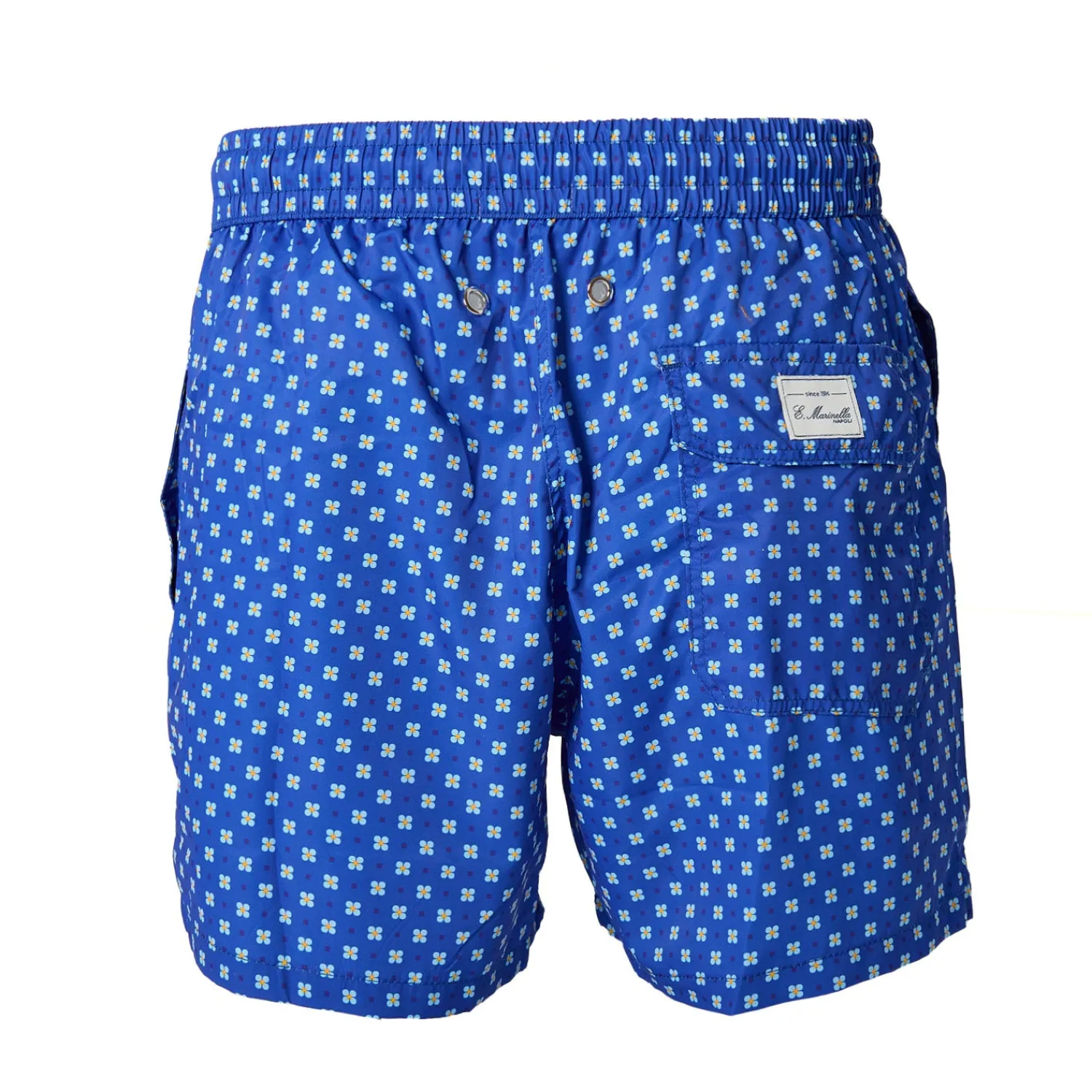 E.Marinella Costumi Da Uomo|COSTUME DA BAGNO BLUETTE Macrofantasia fiore