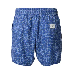 E.Marinella Costumi Da Uomo|COSTUME DA BAGNO BLU Macrofantasia fiore