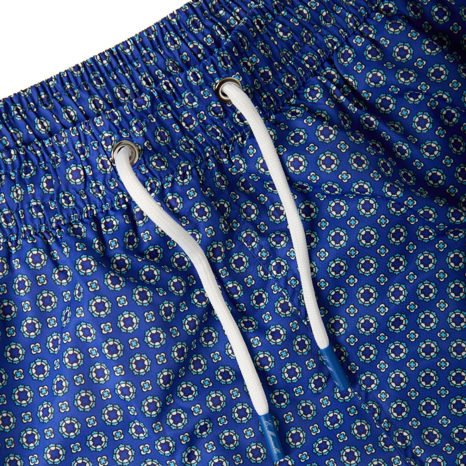 E.Marinella Costumi Da Uomo|COSTUME DA BAGNO BLU Macrofantasia fiore