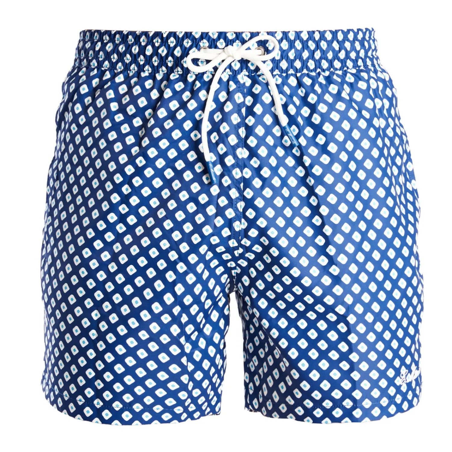 E.Marinella Costumi Da Uomo|COSTUME DA BAGNO BLU Macrofantasia fiore