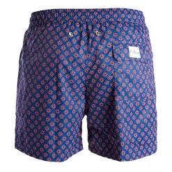 E.Marinella Costumi Da Uomo|COSTUME DA BAGNO BLU Macrofantasia fiore