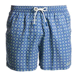 E.Marinella Costumi Da Uomo|COSTUME DA BAGNO BLU Macrofantasia fiore