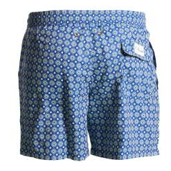 E.Marinella Costumi Da Uomo|COSTUME DA BAGNO BLU Macrofantasia fiore