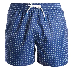 E.Marinella Costumi Da Uomo|COSTUME DA BAGNO BLU Microfantasia fiore