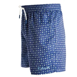 E.Marinella Costumi Da Uomo|COSTUME DA BAGNO BLU Microfantasia fiore