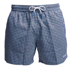 E.Marinella Costumi Da Uomo|COSTUME DA BAGNO BLU Microfantasia fiore