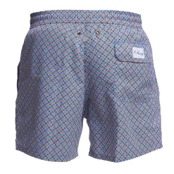 E.Marinella Costumi Da Uomo|COSTUME DA BAGNO BLU Microfantasia fiore