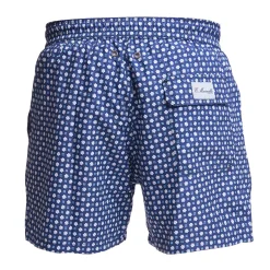 E.Marinella Costumi Da Uomo|COSTUME DA BAGNO BLU SCURO Macrofantasia fiore