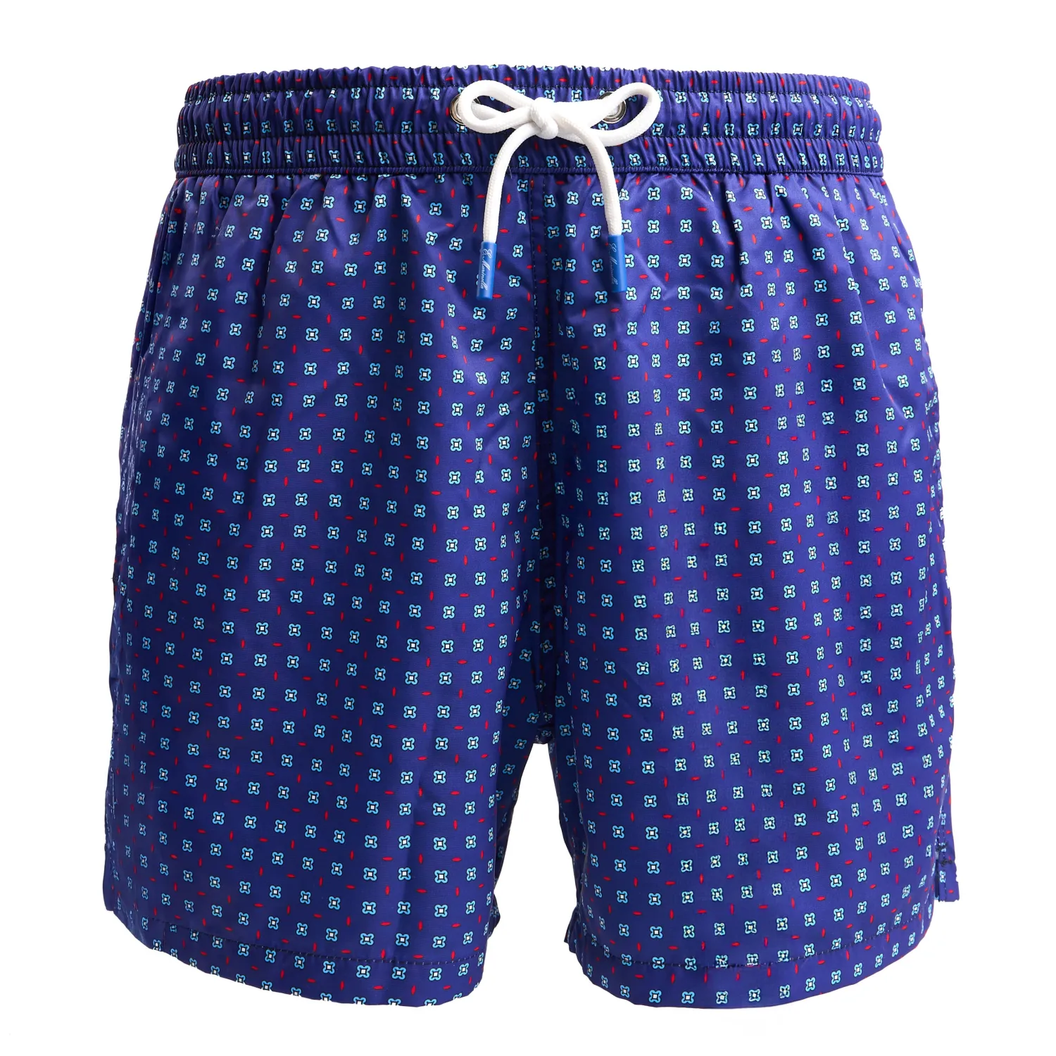 E.Marinella Costumi Da Uomo|COSTUME DA BAGNO BLU SCURO Macrofantasia fiore