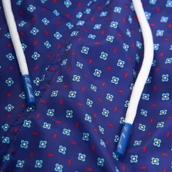 E.Marinella Costumi Da Uomo|COSTUME DA BAGNO BLU SCURO Macrofantasia fiore