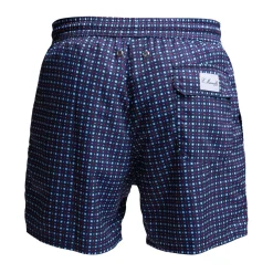 E.Marinella Costumi Da Uomo|COSTUME DA BAGNO BLU SCURO Microfantasia fiore