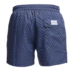 E.Marinella Costumi Da Uomo|COSTUME DA BAGNO BLU SCURO Microfantasia fiore