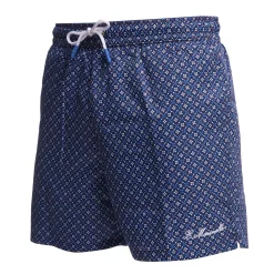 E.Marinella Costumi Da Uomo|COSTUME DA BAGNO BLU SCURO Microfantasia fiore