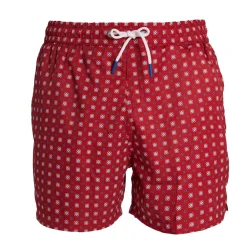 E.Marinella Costumi Da Uomo|COSTUME DA BAGNO BORDEAUX Macrofantasia fiore