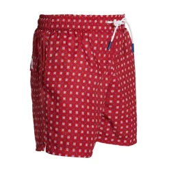 E.Marinella Costumi Da Uomo|COSTUME DA BAGNO BORDEAUX Macrofantasia fiore