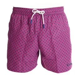 E.Marinella Costumi Da Uomo|COSTUME DA BAGNO FUCSIA Macrofantasia fiore