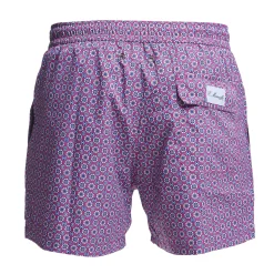 E.Marinella Costumi Da Uomo|COSTUME DA BAGNO FUCSIA Macrofantasia fiore