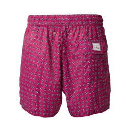 E.Marinella Costumi Da Uomo|COSTUME DA BAGNO FUCSIA Microfantasia fiore