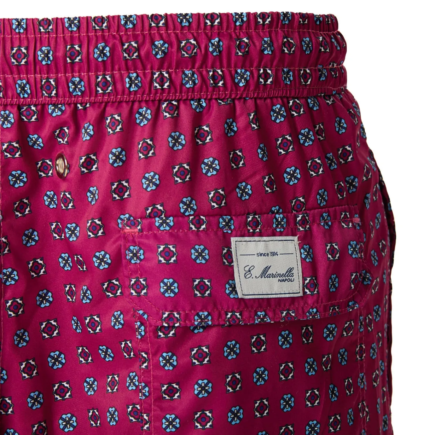 E.Marinella Costumi Da Uomo|COSTUME DA BAGNO FUCSIA Microfantasia fiore