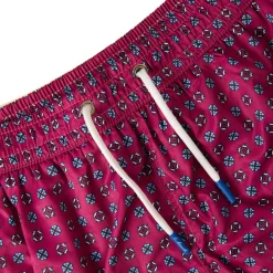 E.Marinella Costumi Da Uomo|COSTUME DA BAGNO FUCSIA Microfantasia fiore