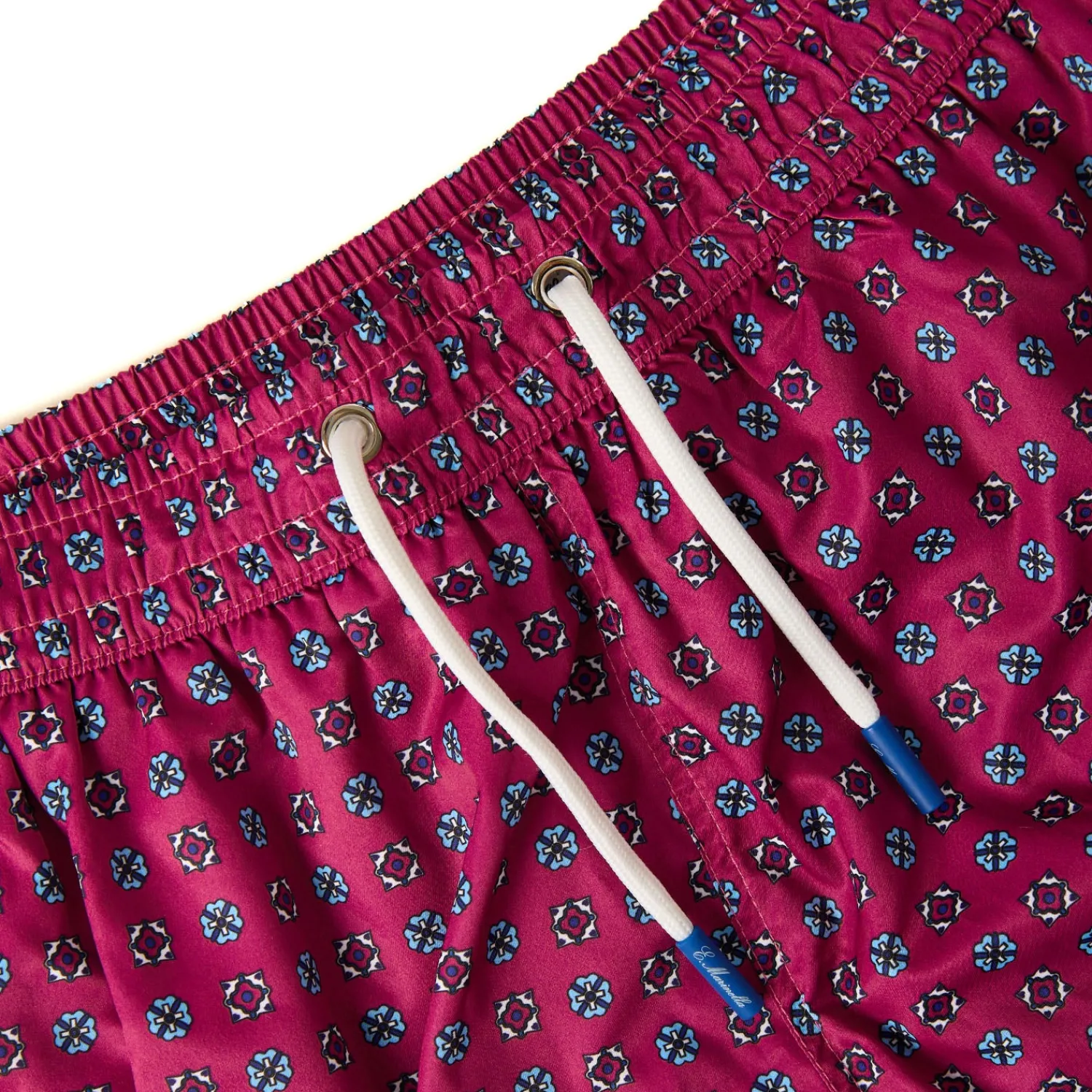 E.Marinella Costumi Da Uomo|COSTUME DA BAGNO FUCSIA Microfantasia fiore