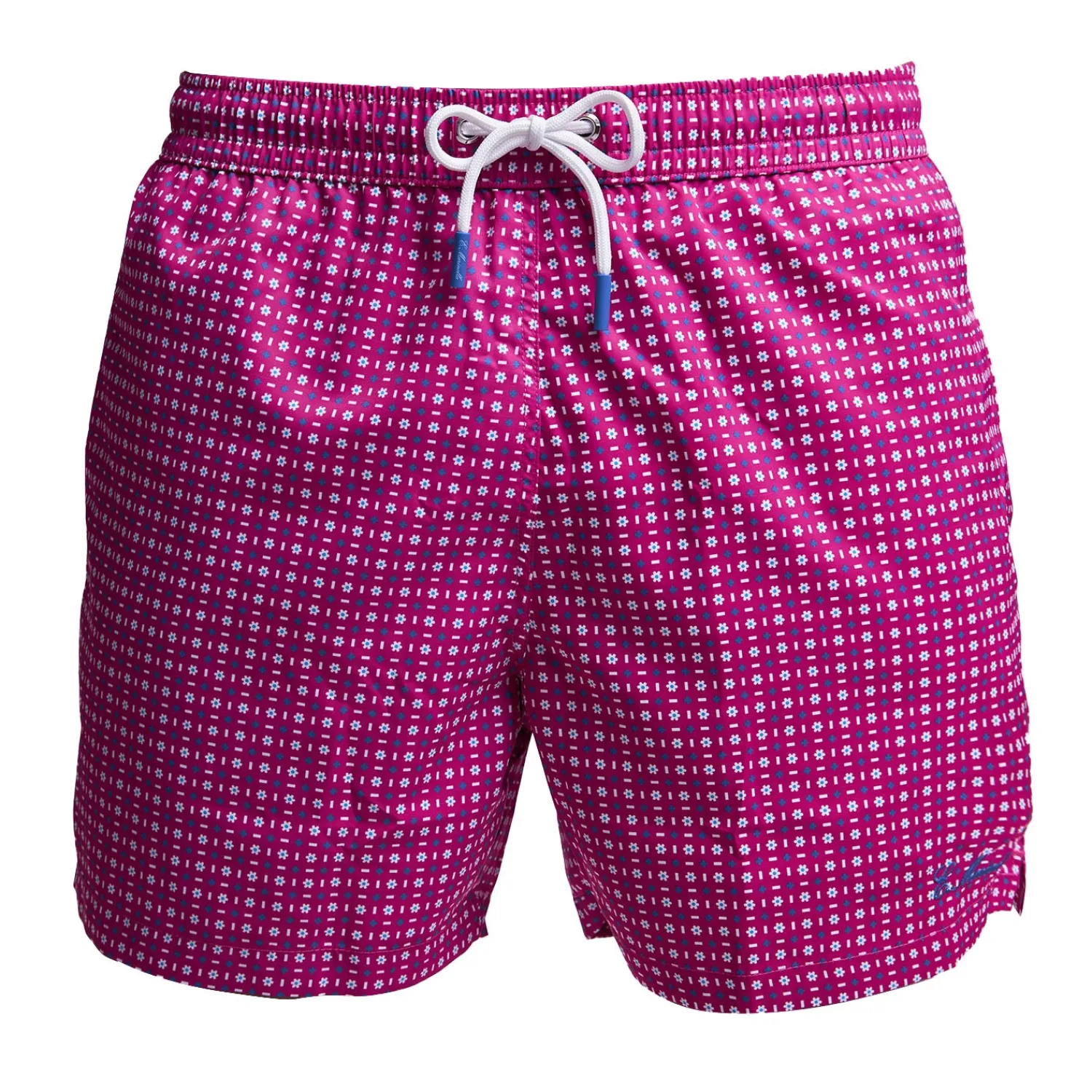 E.Marinella Costumi Da Uomo|COSTUME DA BAGNO FUCSIA Microfantasia fiore