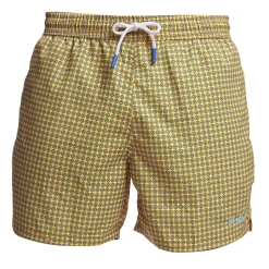 E.Marinella Costumi Da Uomo|COSTUME DA BAGNO GIALLO Microfantasia fiore