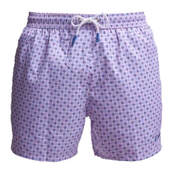 E.Marinella Costumi Da Uomo|COSTUME DA BAGNO ROSA Microfantasia fiore