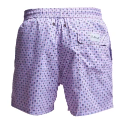 E.Marinella Costumi Da Uomo|COSTUME DA BAGNO ROSA Microfantasia fiore