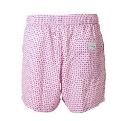 E.Marinella Costumi Da Uomo|COSTUME DA BAGNO ROSA Microfantasia fiore