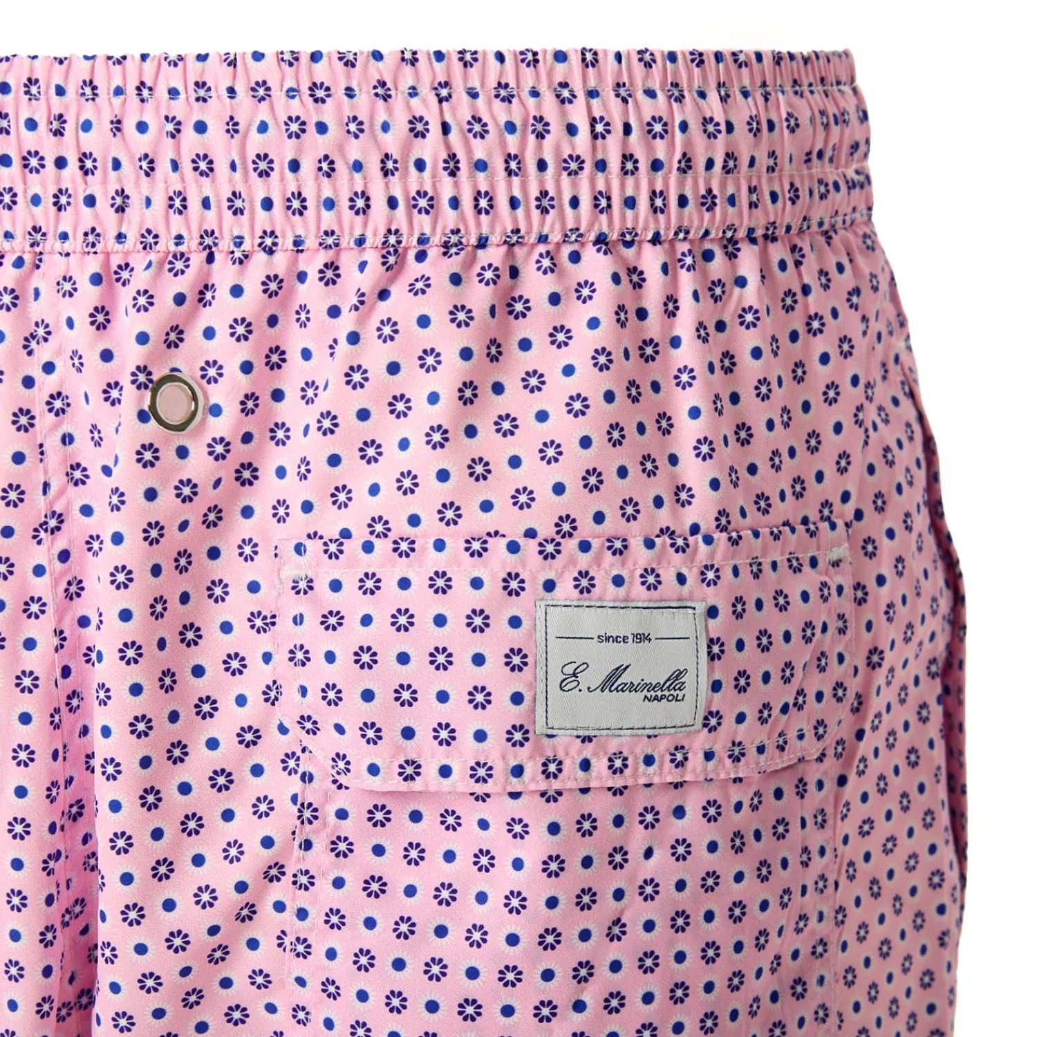 E.Marinella Costumi Da Uomo|COSTUME DA BAGNO ROSA Microfantasia fiore