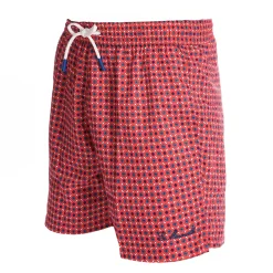 E.Marinella Costumi Da Uomo|COSTUME DA BAGNO ROSSO Microfantasia fiore