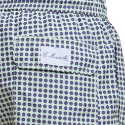 E.Marinella Costumi Da Uomo|COSTUME DA BAGNO VERDE CHIARO Microfantasia fiore