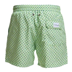 E.Marinella Costumi Da Uomo|COSTUME DA BAGNO VERDE CHIARO Microfanatsia fiore