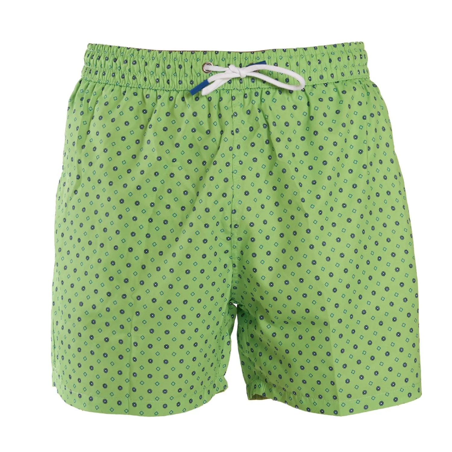 E.Marinella Costumi Da Uomo|COSTUME DA BAGNO VERDE CHIARO Macrofantasia fiore