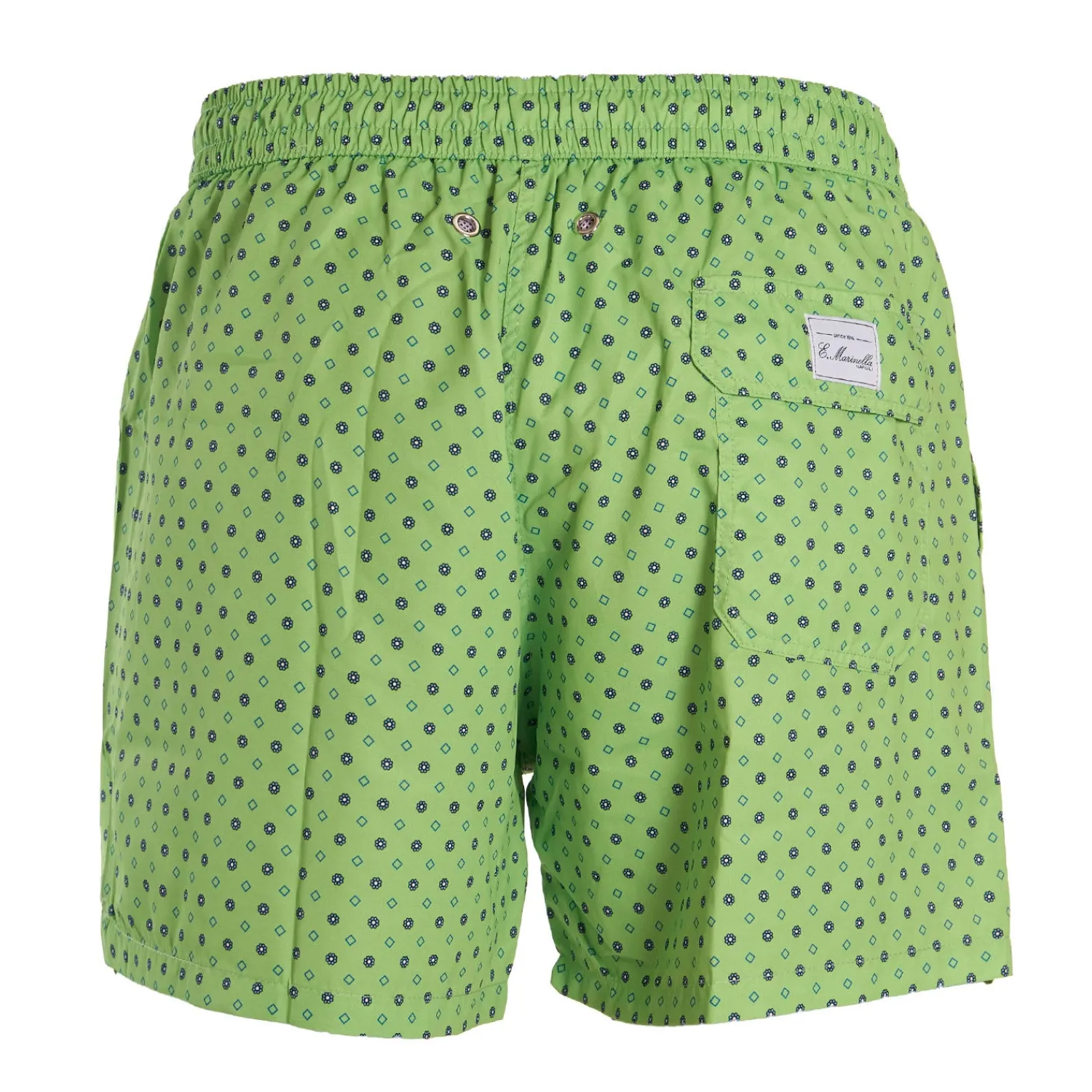 E.Marinella Costumi Da Uomo|COSTUME DA BAGNO VERDE CHIARO Macrofantasia fiore
