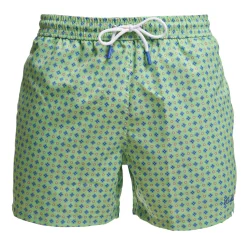 E.Marinella Costumi Da Uomo|COSTUME DA BAGNO VERDE CHIARO Microfantasia fiore