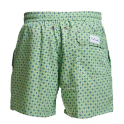 E.Marinella Costumi Da Uomo|COSTUME DA BAGNO VERDE CHIARO Microfantasia fiore